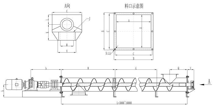 LS型、GX型螺旋输送机