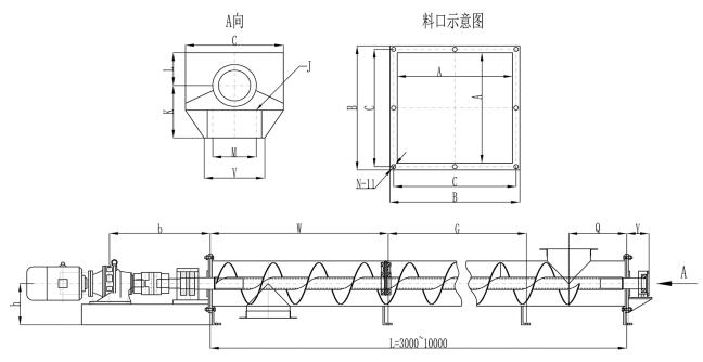 LS型、GX型螺旋输送机